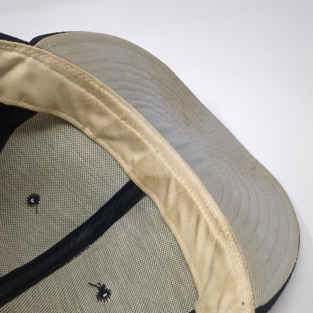 Editel Snapback Hat Solid Black Large Adjustable … - image 8